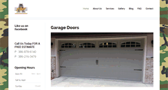 Desktop Screenshot of aplusgaragedoorservice.com